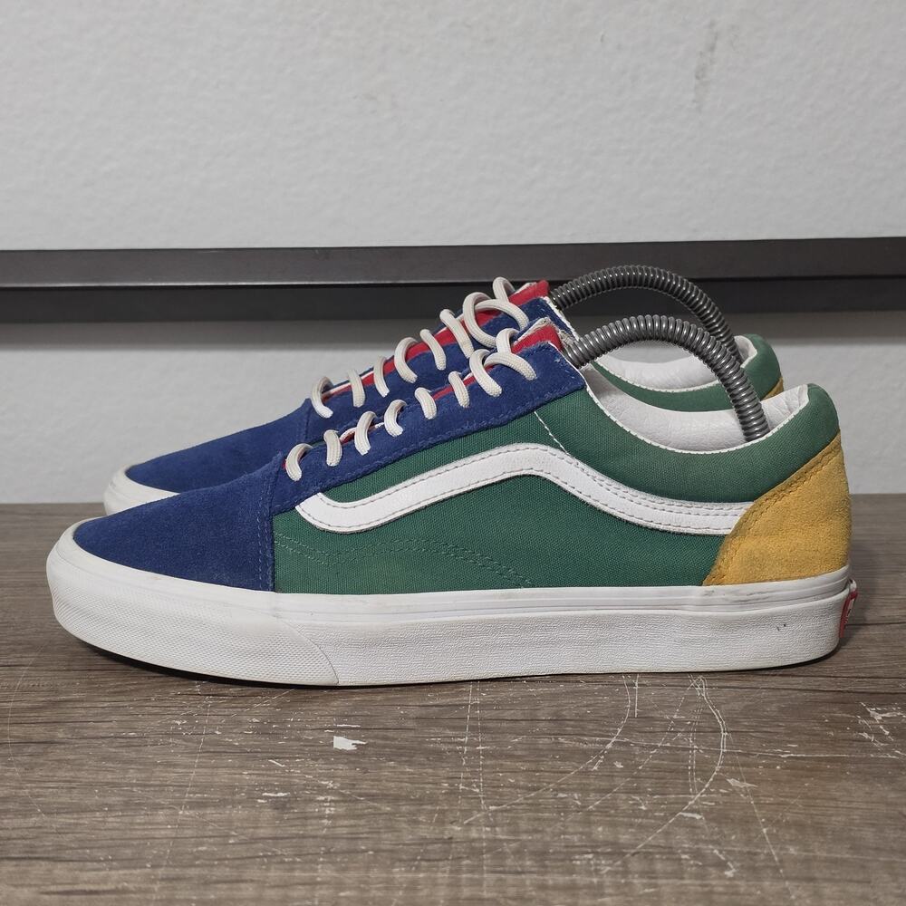 Vans Old Skool Men's Athletic Skate Shoes Sneakers Size 8.5 Multicolor